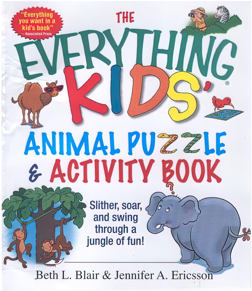 Rich Results on Google's SERP when searching for 'Everything Kids Animal Puzzle Activity Book'