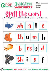 Spell phonetically with digraphs (b) ans