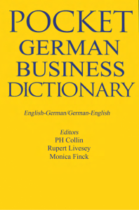 Rich Results on Google's SERP when searching for 'Pocket German Business Dictionary Book'