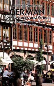 German How to Speak and Write It (Beginners Gui..