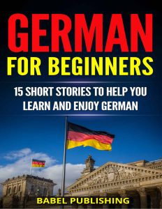 Rich Results on Google's SERP when searching for 'German for Beginners 15 Short Stories Book'