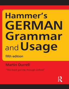 Rich Results on Google's SERP when searching for 'Hammer's German Grammar And Usage Book'