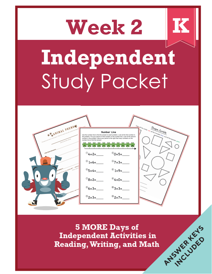 independent-study-packet-kindergarten-week-2