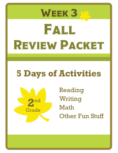 fall-review-packet-second-grade-week-3